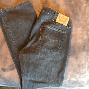 Levi’s 514 Dark Gray Bootcut Jeans Sz 38 x 30